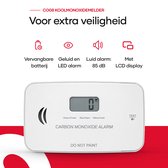 SAVS CO08 Koolmonoxidemelder 2-pack - 10 jaar sensor - LCD display - Vervangbare batterij - Voldoet aan Europese norm - CO-melder
