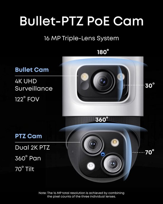 eufy S4 Max PoE Camera Systeem met NVR - PTZ Bewakingscamera�s — afbeelding 2