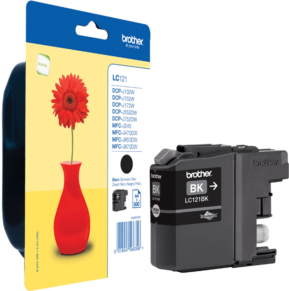 Brother Originele LC-121BK zwarte inktcartridge thumbnail 2