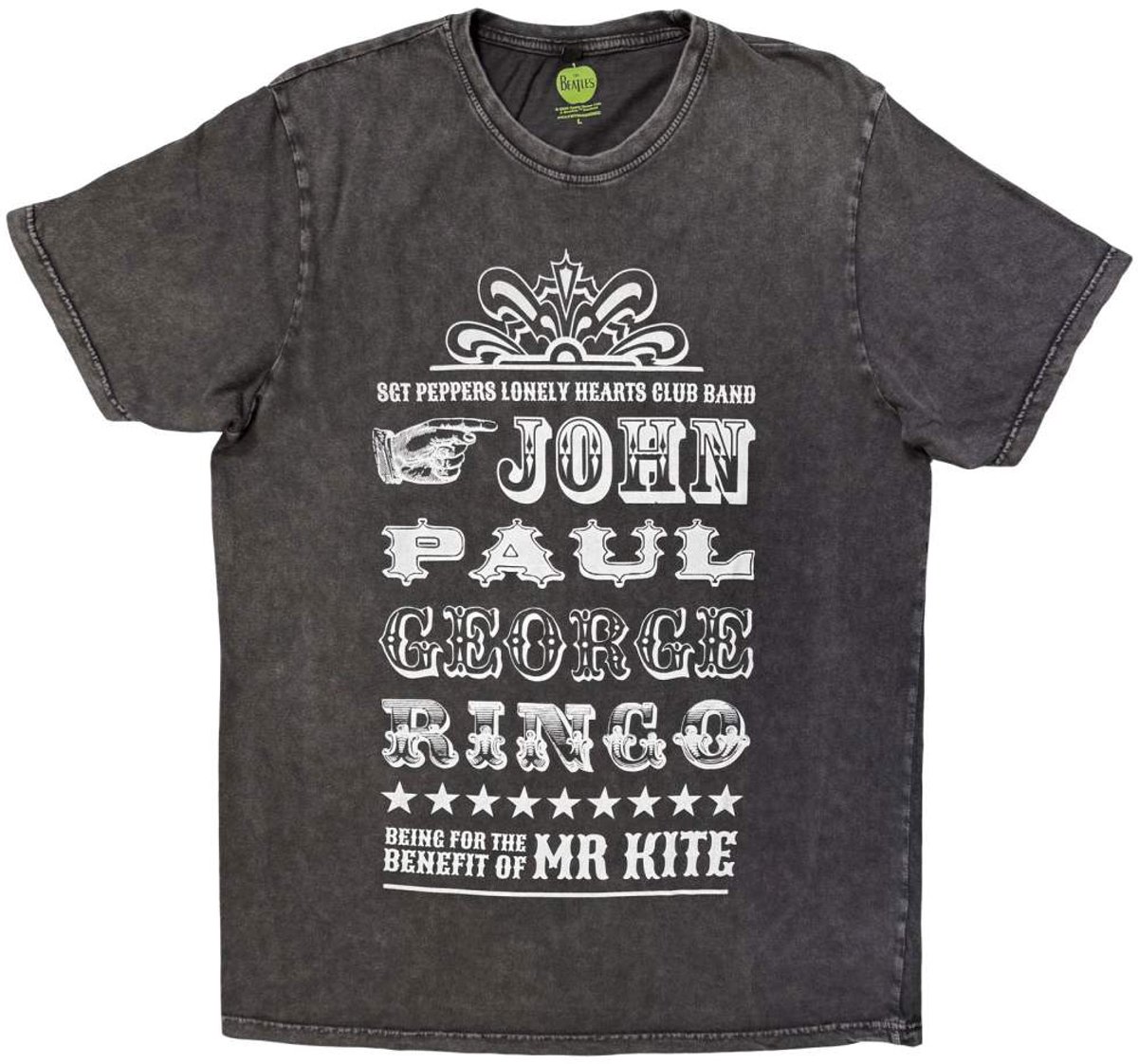 The Beatles - Mr Kite Heren Tshirt - L - Grijs