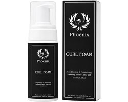 Phoenix Hair Products - Curl Mousse - Foam - Haarmousse - Verstevigende, Hydraterende & Verzorgende werking - 100ml