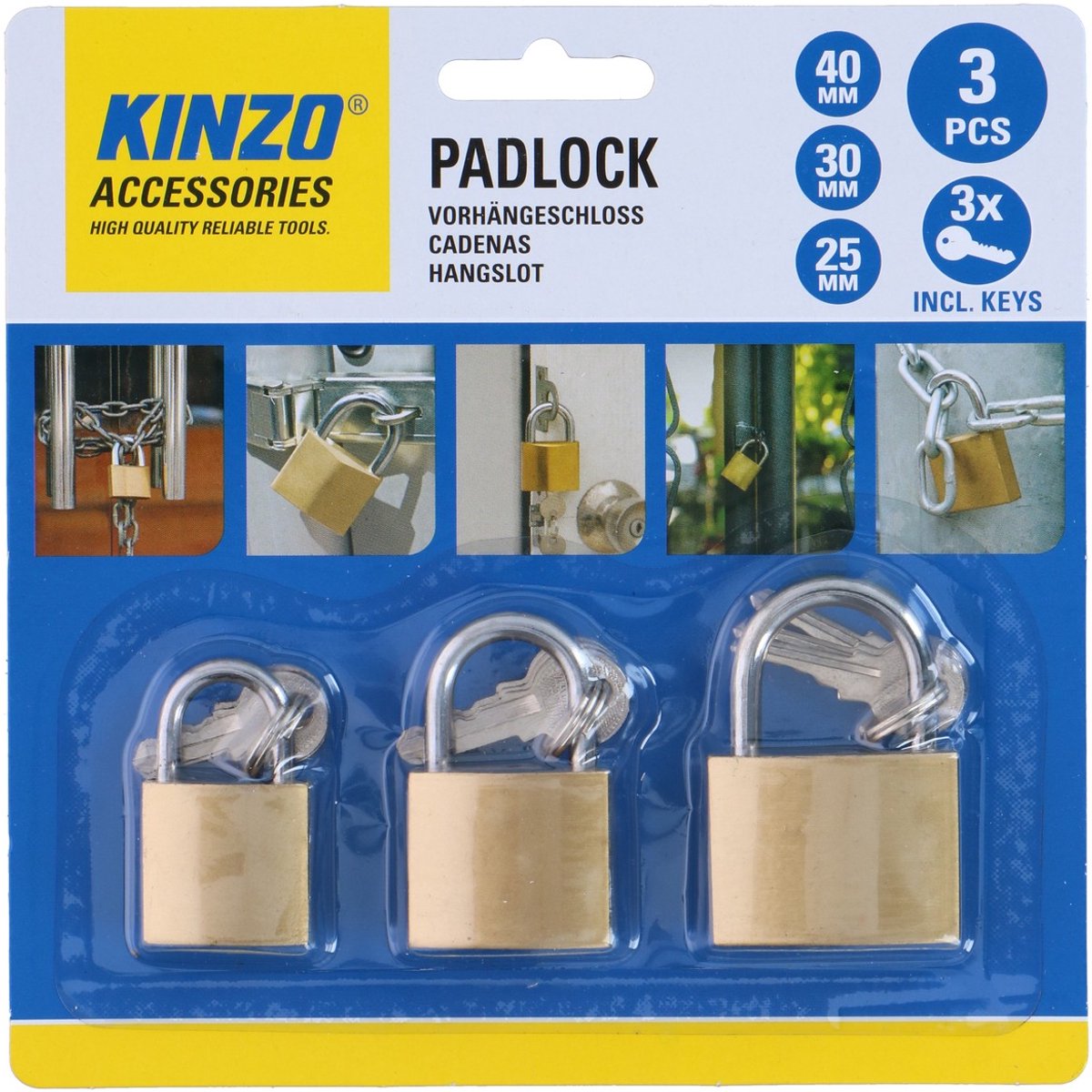 Padlock, 3pcs. — cadeau in Cadeau-ideeën - foto 2