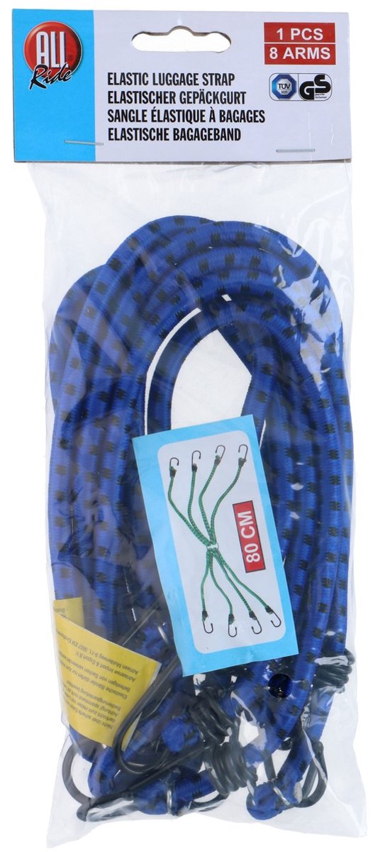 Elastische bagageriem 8 armen