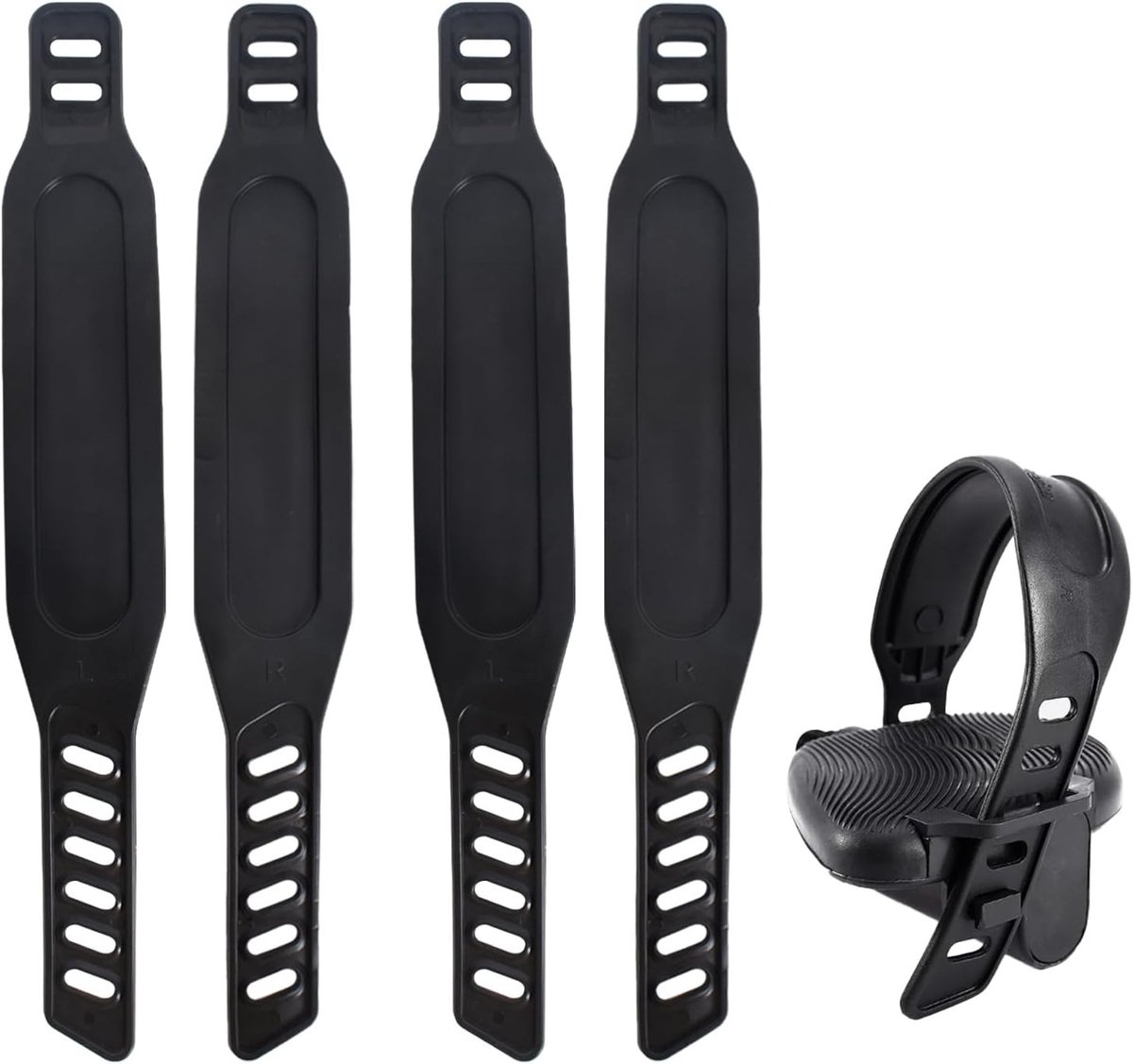Pedal Straps voor Fiets en Fitnessfiets – Voetsteunen voor Thuis en Sportschool met Verstelbare Bevestiging