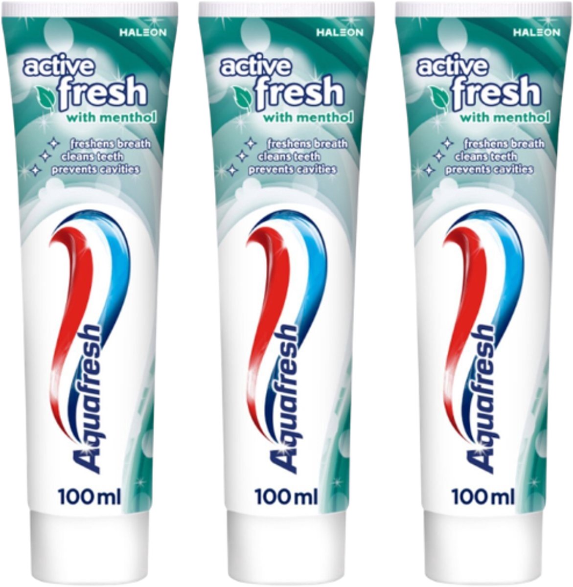 Aquafresh Tandpasta Active Fresh - 3 x 100 ml - Voordeelverpakking