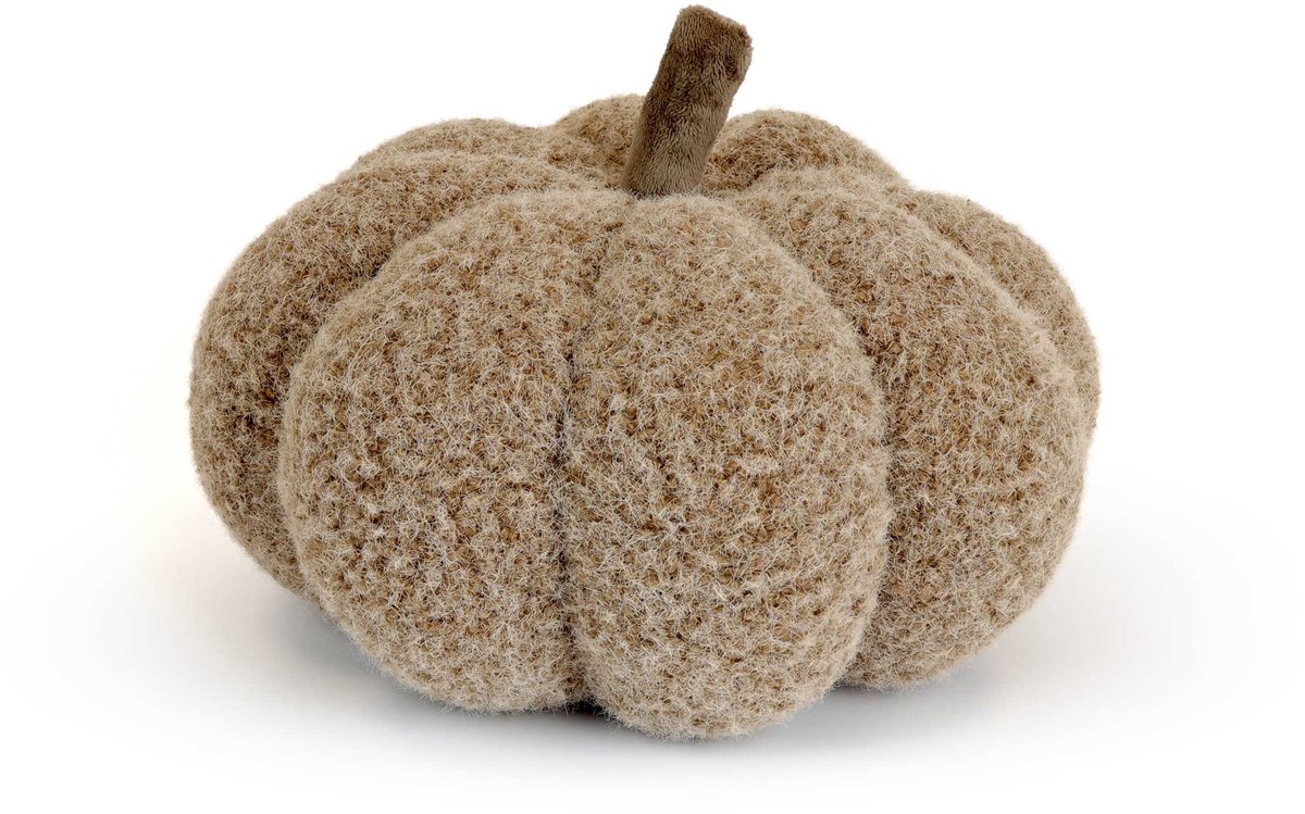 Pompoen Kussen 24x24x13 cm – Pumpkin Sierkussen – Halloween Decoratie – Herfstdecoratie – Decoratief Kussen