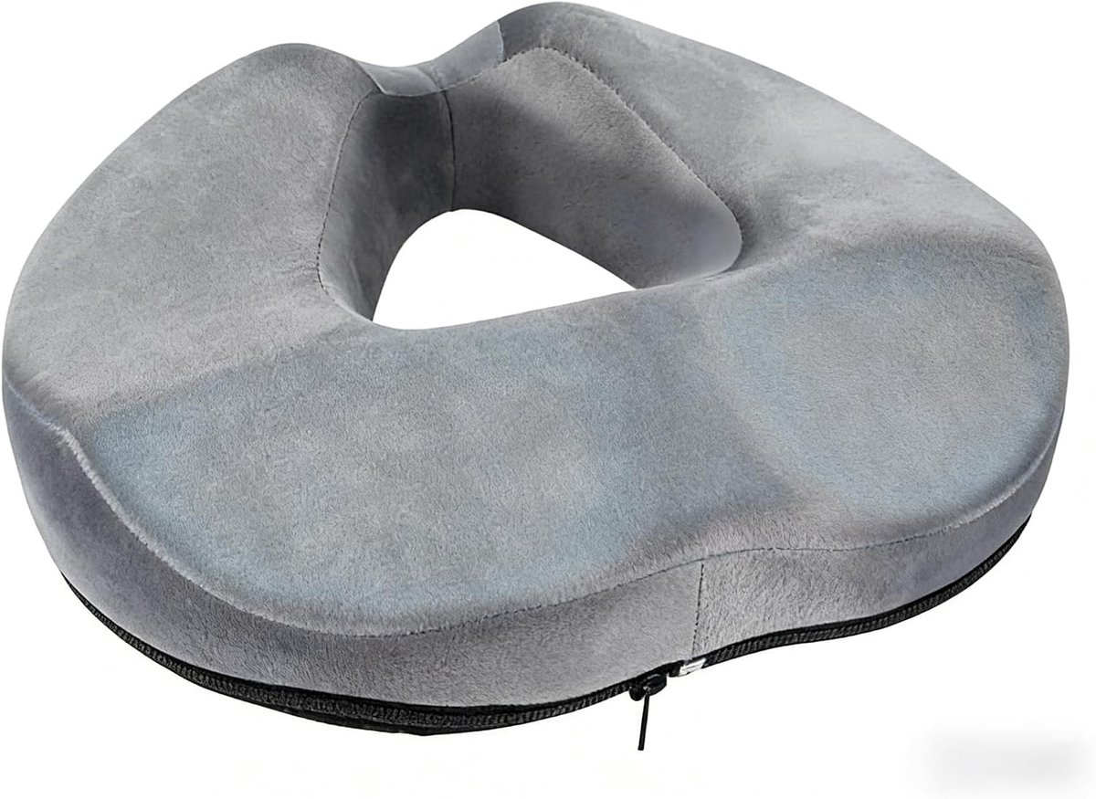 Ergonomisch Donut Kussen voor Hemorrhoid Relief, Coccyx Ondersteuning en Comfortabel Zitkussen voor Kantoor, Auto en Rolstoel