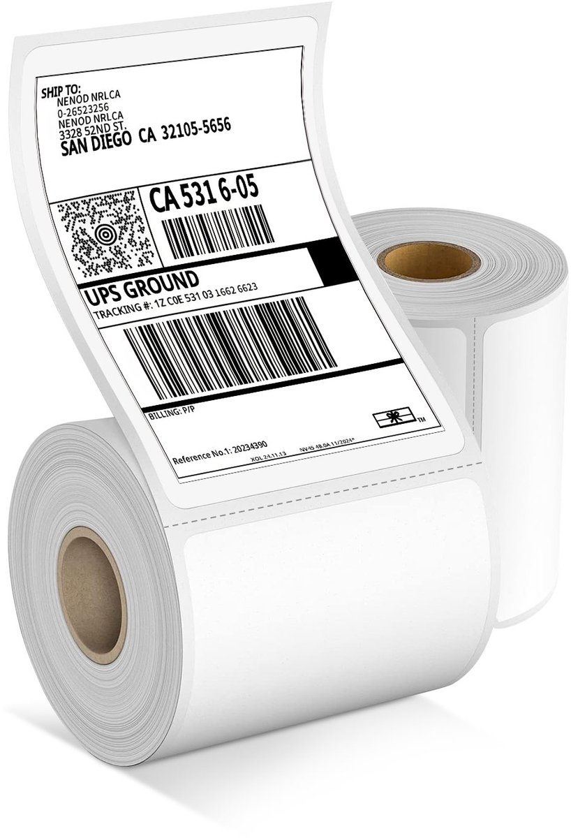 Dryvia Verzendlabels 350 Stuks voor Thermische Labelprinter - 150x100 mm Rol - PostNL & DHL Verzendetiketten - Labelstickers