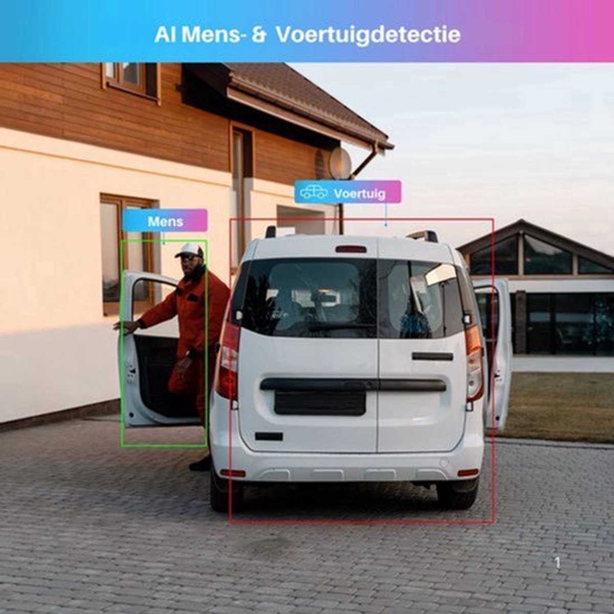Zosi - C225 - Beveiligingscamerasysteem - H.265+ 8CH 5MP - Binnen/Buiten - Bewakingscamera - Beveiligingscamera - Beveiligingscamerasysteem - 4 stuk - Wit