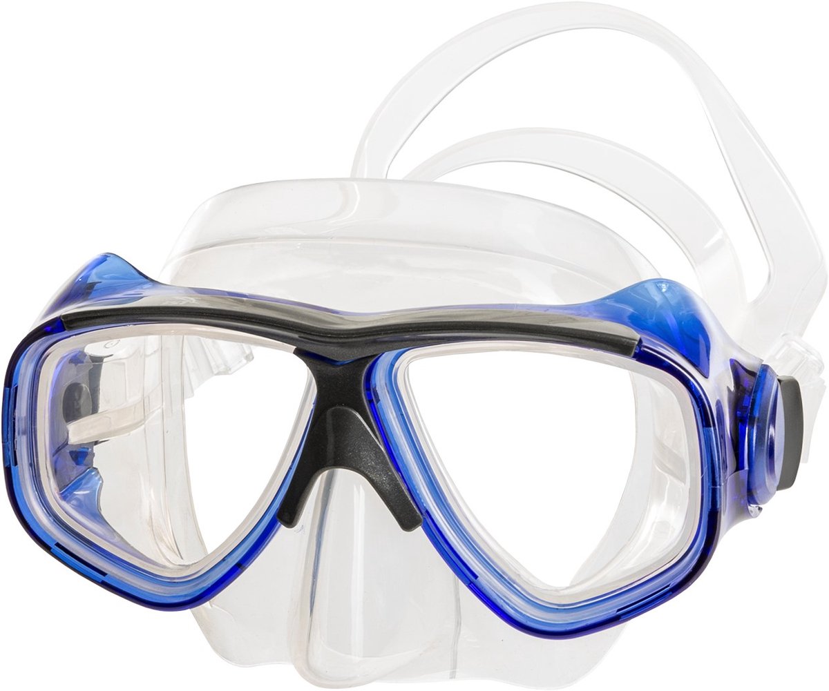 IST Sports Search - Duikbril - Helder Siliconen - Goede Pasvorm - Blauw