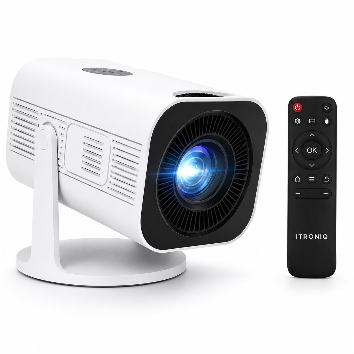 ITRONIQ Beamer - Mini Beamer Projector - 720p HD - 120 Inch - Met Bluetooth en Speaker - HDMI USB - Draagbaar - Thuisgebruik