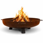 MOODZ Outdoor Living MOODZ Vuurschaal Feet & Handle Cortenstaal 80 Cm