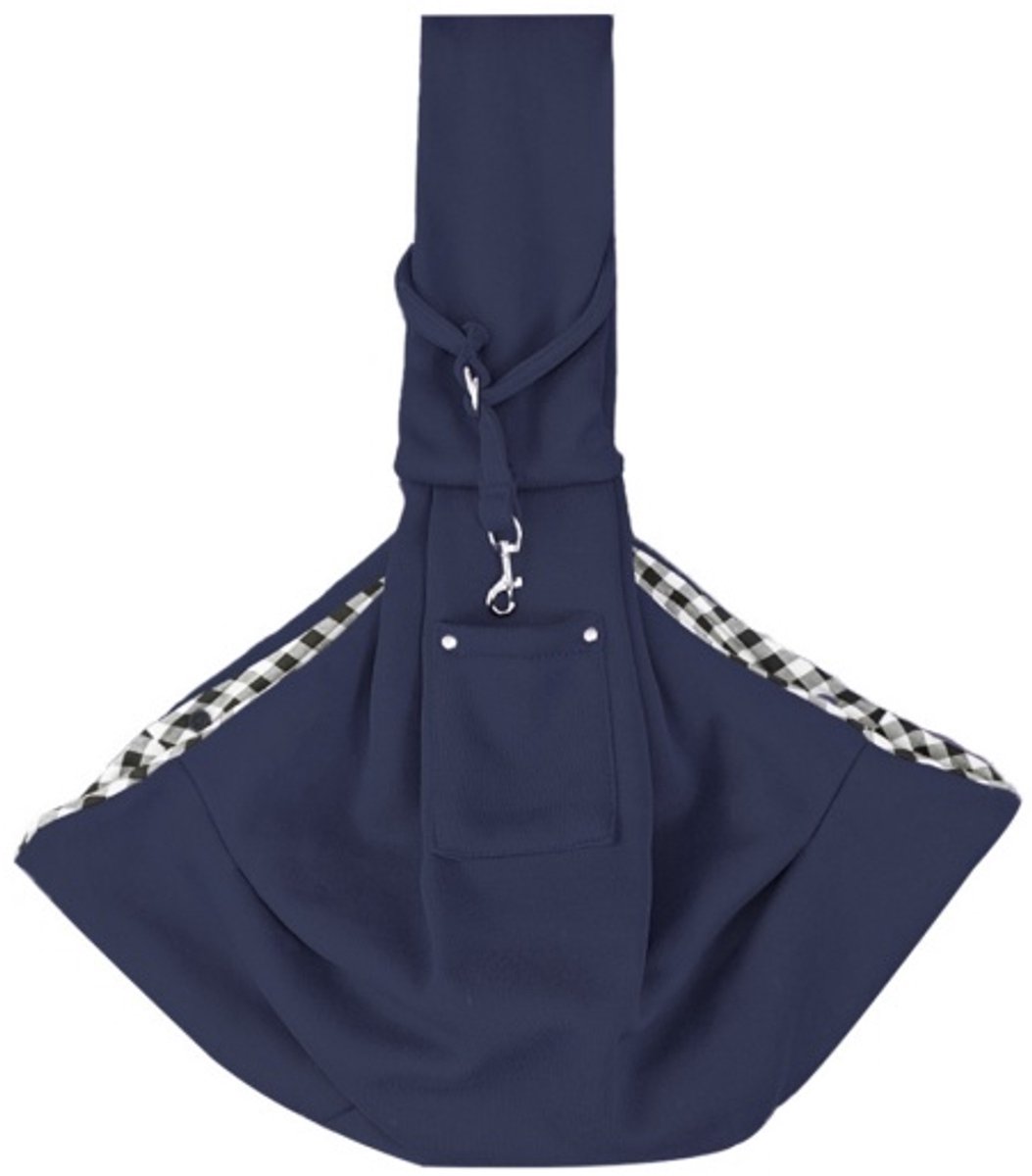 1 stuks‑schouderrugzak voor huisdieren‑voor het meenemen van huisdieren‑ademend‑opvouwbaar‑grote capaciteit‑75cm‑donkerblauw
