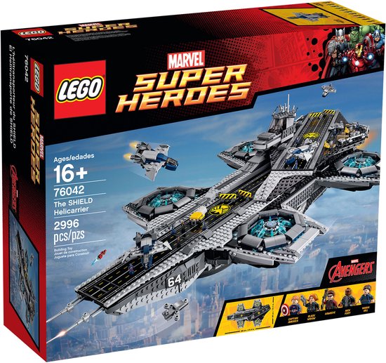 LEGO Marvel Super Heroes The SHIELD Helicarrier, Bouwpakket, 16 jaar, 2996 stuk(s)