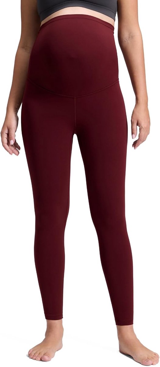 Comfortabele Materniteit Leggings voor Dames - Over de Buik, 28" - Ideaal voor Yoga en Workout, Buttersoft Activewear