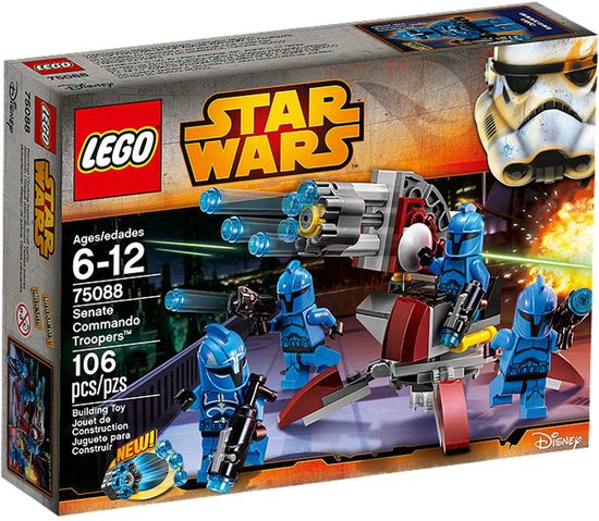 LEGO Star Wars Senate Commando Troopers, Bouwpakket, 6 jaar, 106 stuk(s)