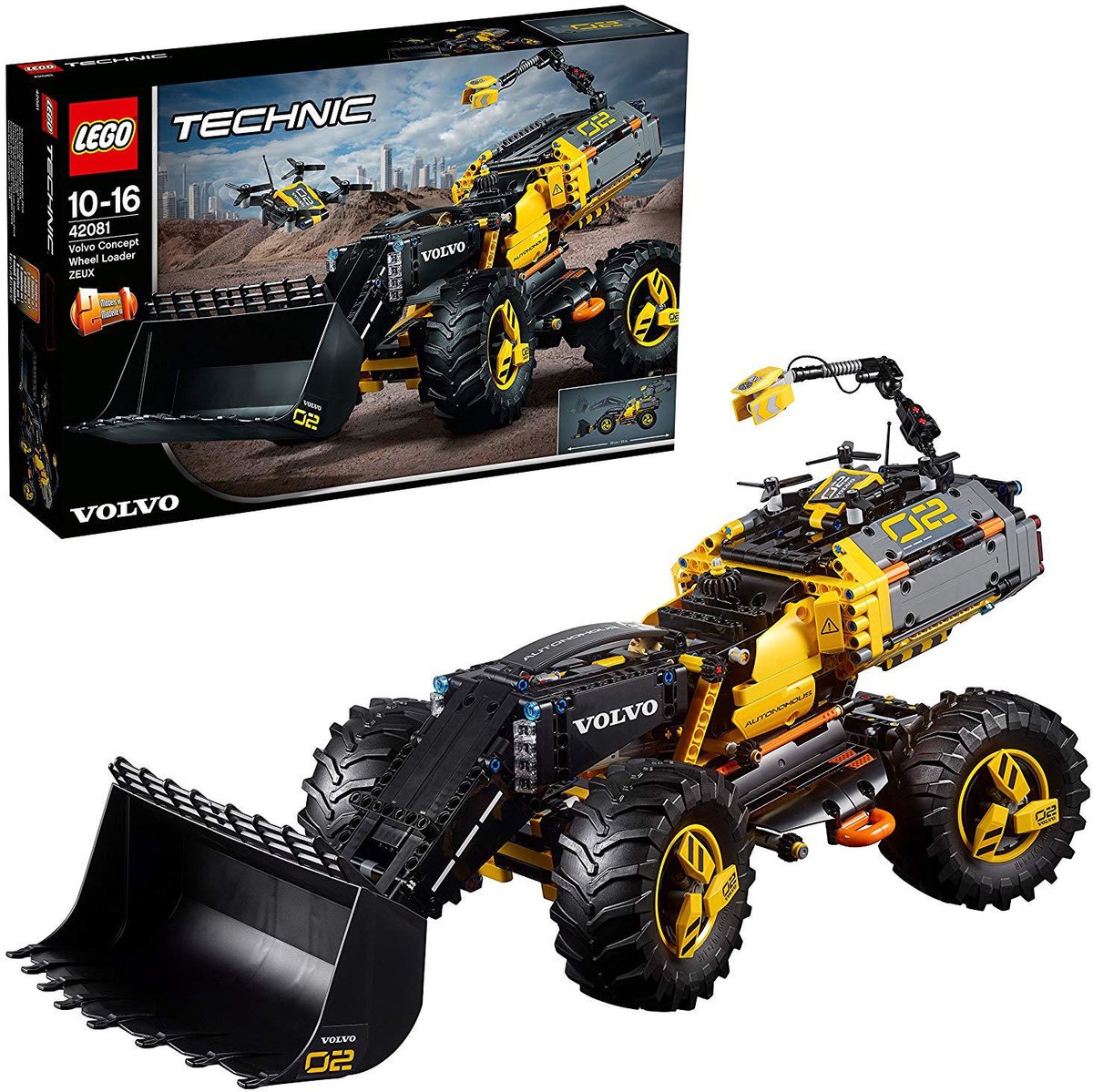 LEGO Technic Volvo Concept wiellader ZEUX 42081 — cadeau in Spellen & Speelgoed - foto 5