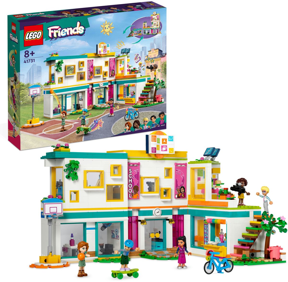 Bol.com LEGO 41731 Friends Heartlake Internationale school Speelgoed met 5 Minipoppetjes aanbieding