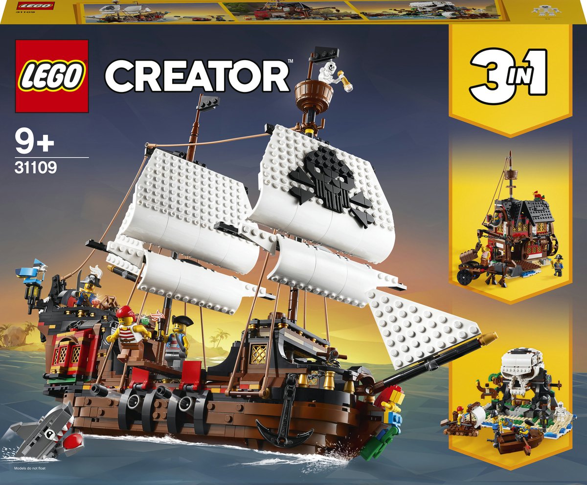 Bol.com LEGO Creator Piratenschip 31109 aanbieding