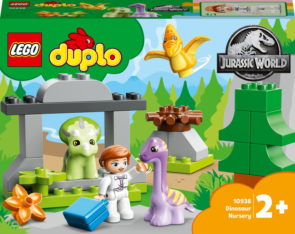 Bol.com LEGO DUPLO Jurassic World Dinosaurus crèche Educatief Speelgoed voor Kinderen 10938 aanbieding