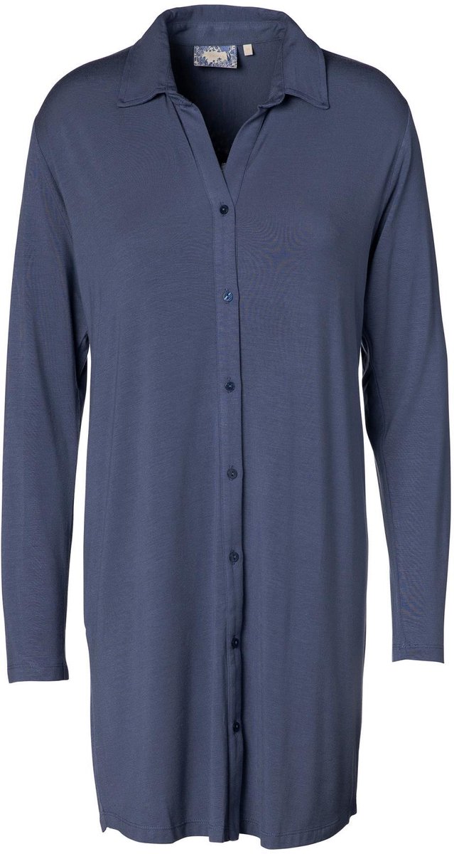 Essenza Valentina Uni Nachthemd Lange Mouw Nightshadow blue