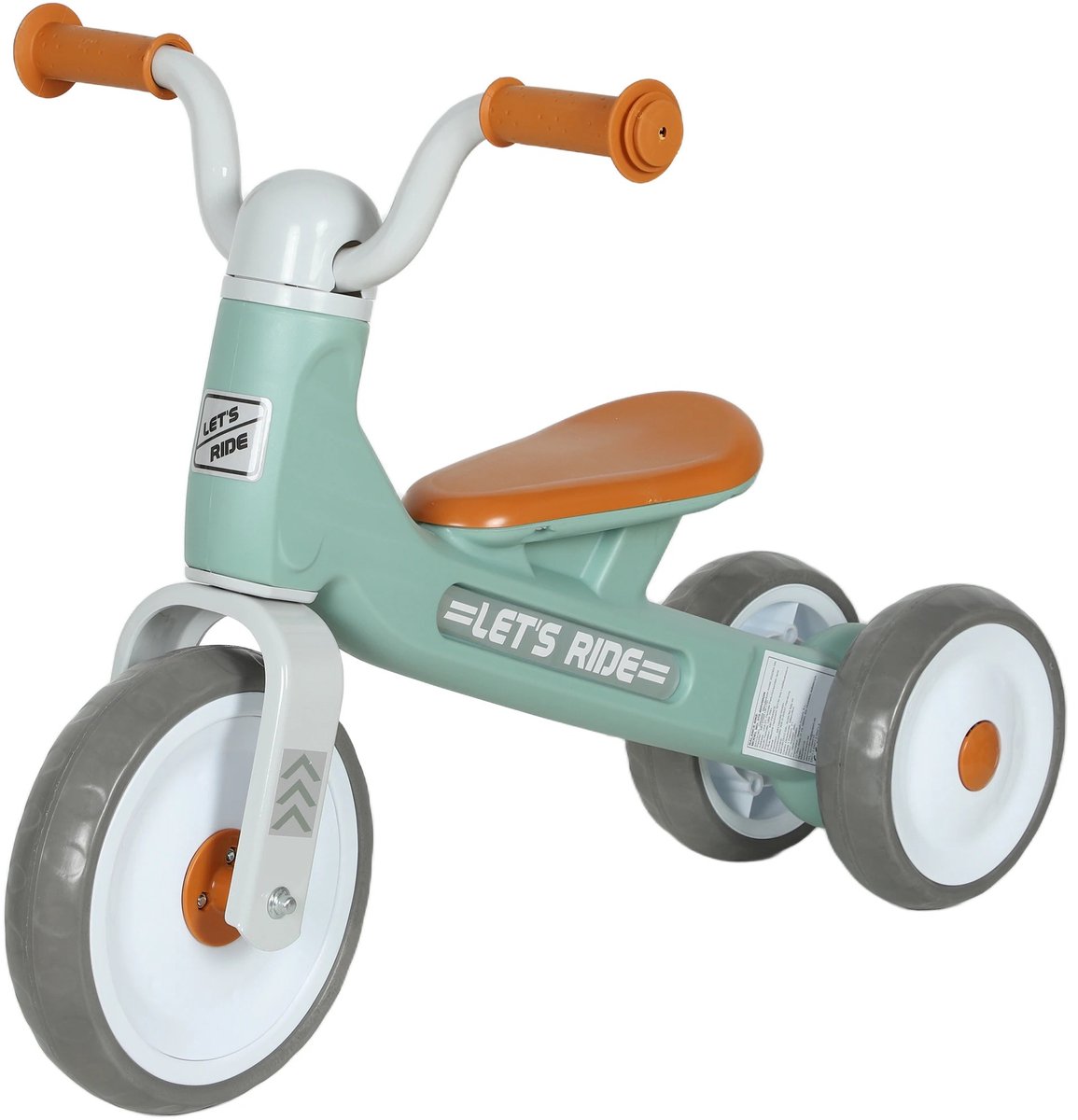 House Of Atelier - Loopfiets - Kinderloopfiets - 12-36 Maanden - Lekbestendige Banden - Stuur met Beperkte Rotatie van 30° - Groen