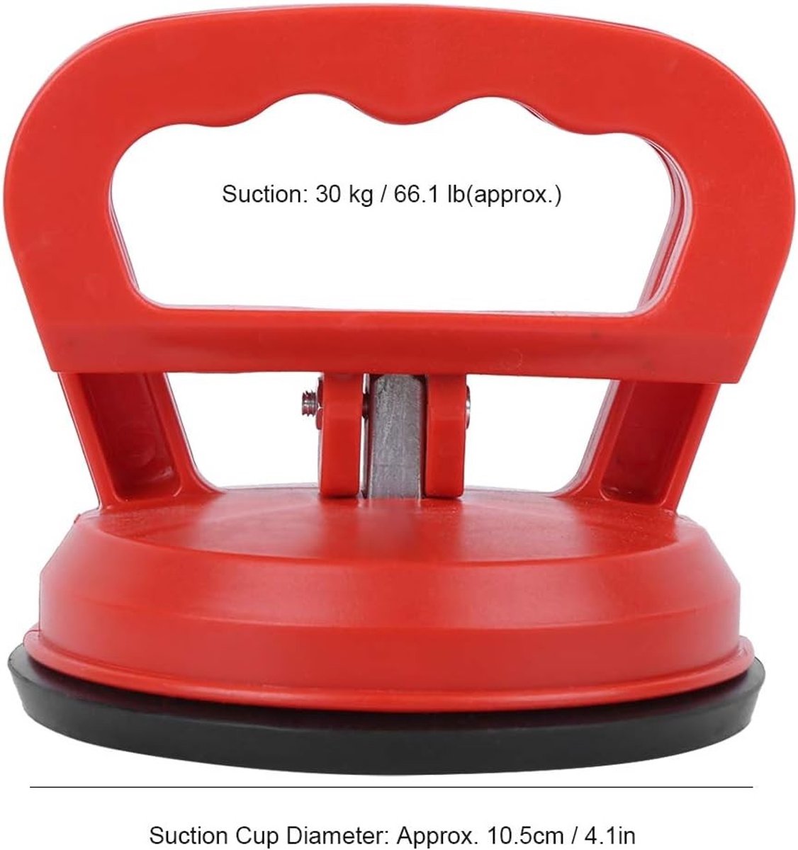 Krachtige Handheld Zuignap voor het Vervoeren van Glas, Slate, Metaal en Marmer tot 30kg/66lb
