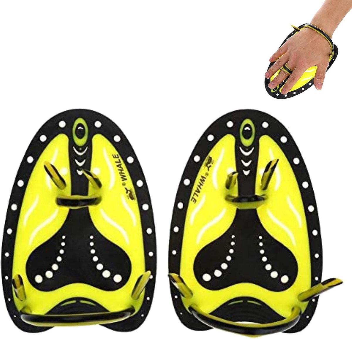 Professionele zwemtraining met handpaddles - grote platte zwemhulpmiddelen voor mannen, vrouwen en kinderen
