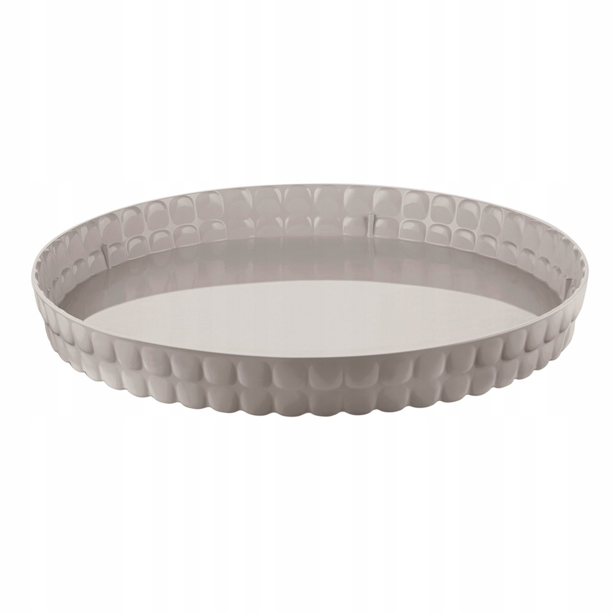 Guzzini Tiffany Ronde Schaal Taupe ⌀ 35,6 cm - Italiaans Design