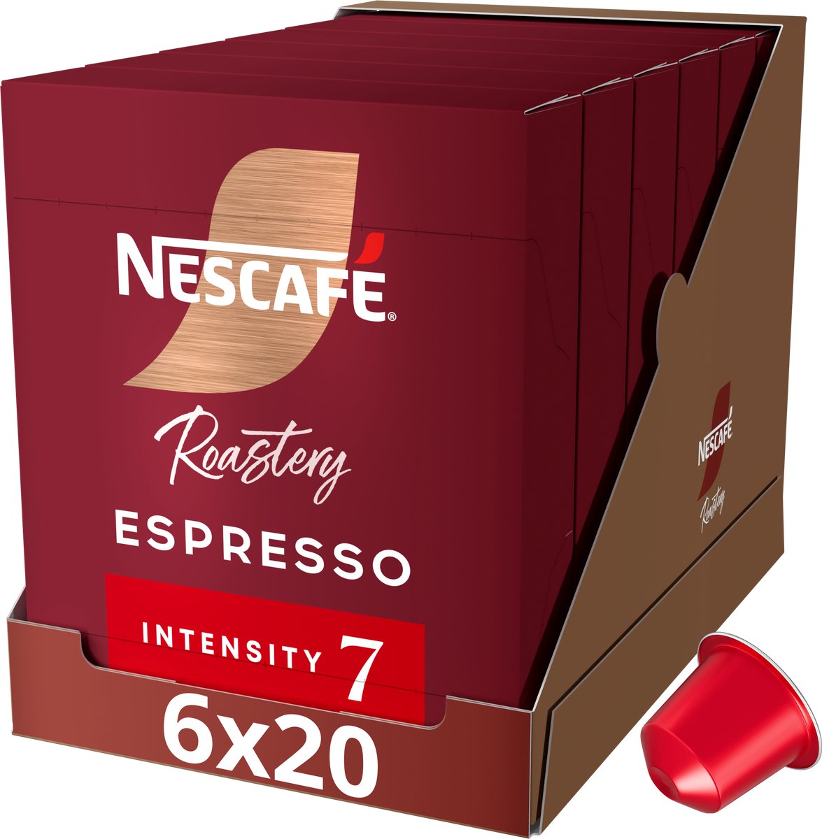 NESCAFÉ Roastery Espresso Medium capsules - 6 doosjes x 20 koffiecups