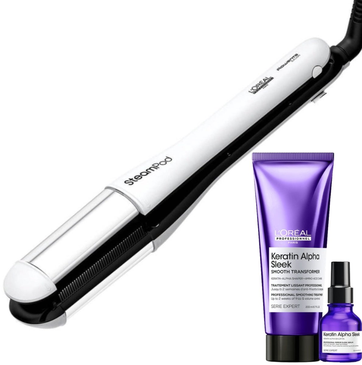 L'Oréal Professionnel - Steampod 4.0 + Keratin Alpha Sleek Duo