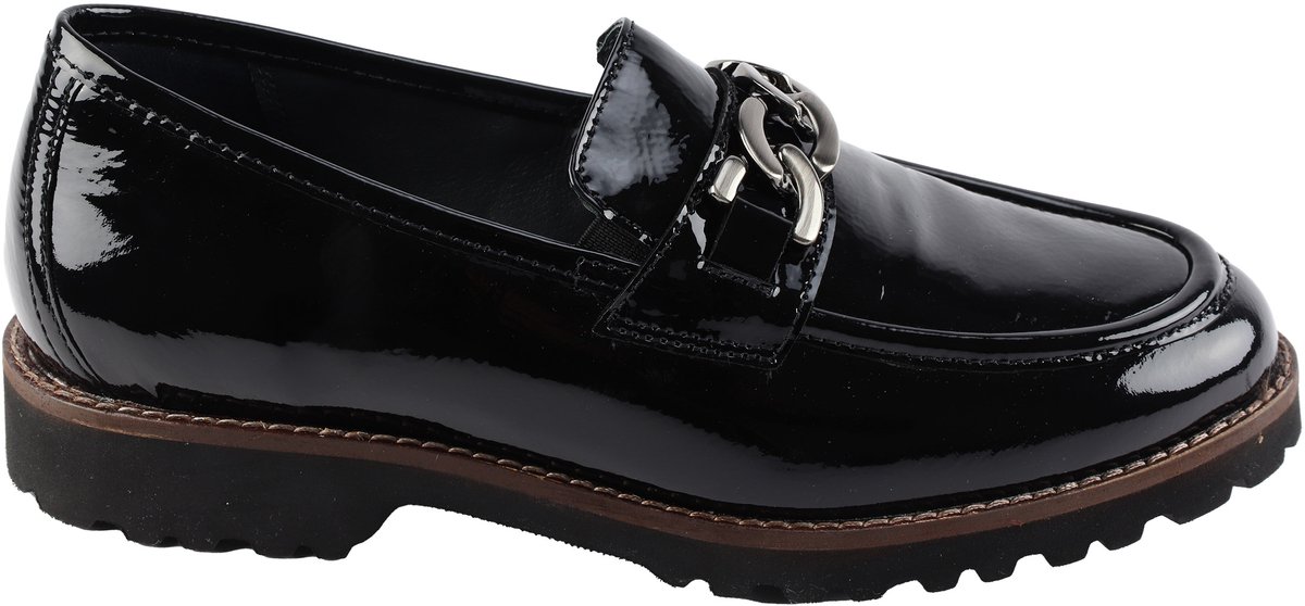 Sioux - Meredith - Instappers - zwart lak - 37