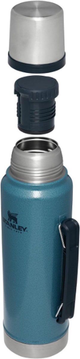 Stanley Classic Legendary Thermosfles 1.4L met Handvat – RVS Vacuümfles met Bekerdeksel – Lekvrij – Houdt Drank 24u Warm/Koud – BPA-vrij – Hammertone Lake – foto 2