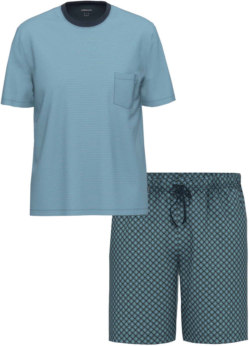 Heren T-shirt, bermudashort Night & Relax