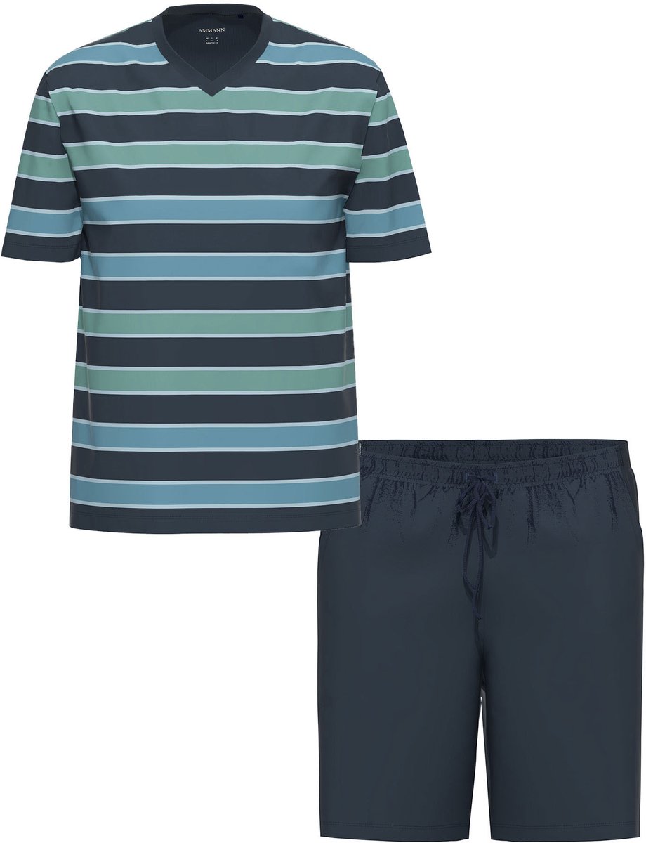 Heren T-shirt, bermudashort Night & Relax