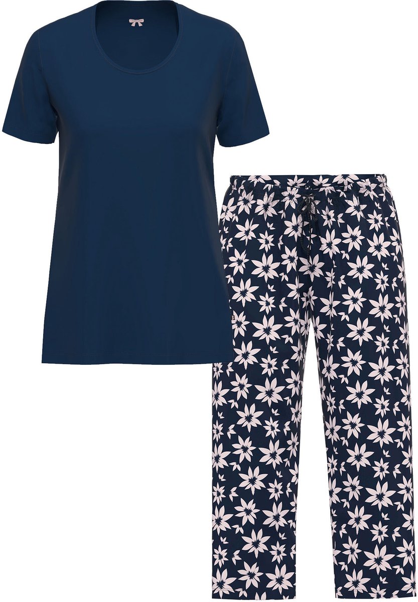 Dames T-shirt, 7/8 relaxbroek Night & Relax