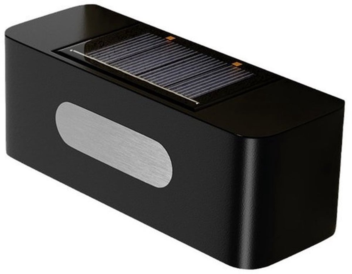Op zonne-energie werkende buitenverlichting voor de binnenplaats, waterdicht, geschikt voor parkeerplaatsen/entreehallen/deuropeningen/hekken/trappen/poortpalen/carports. Eenvoudige installatie. (4 lampen per verpakking).