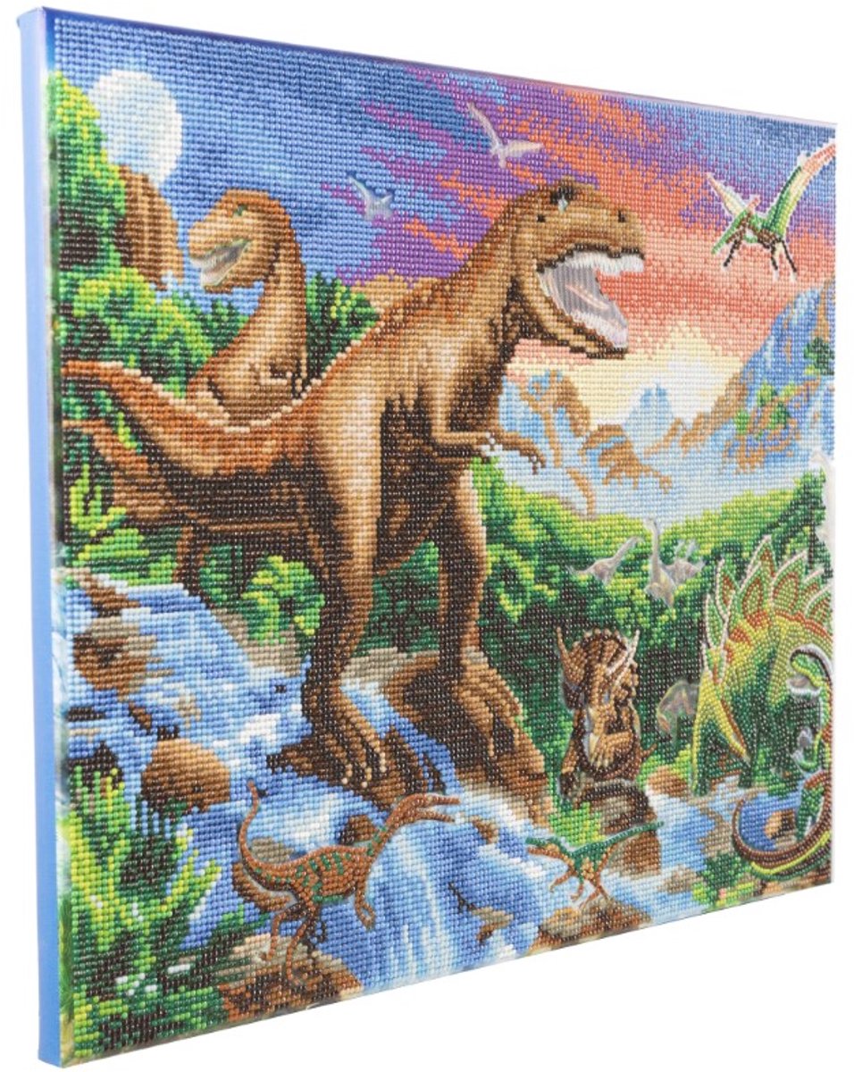 crystal art 40/50 Born in Jurassic World partial diamant painting
