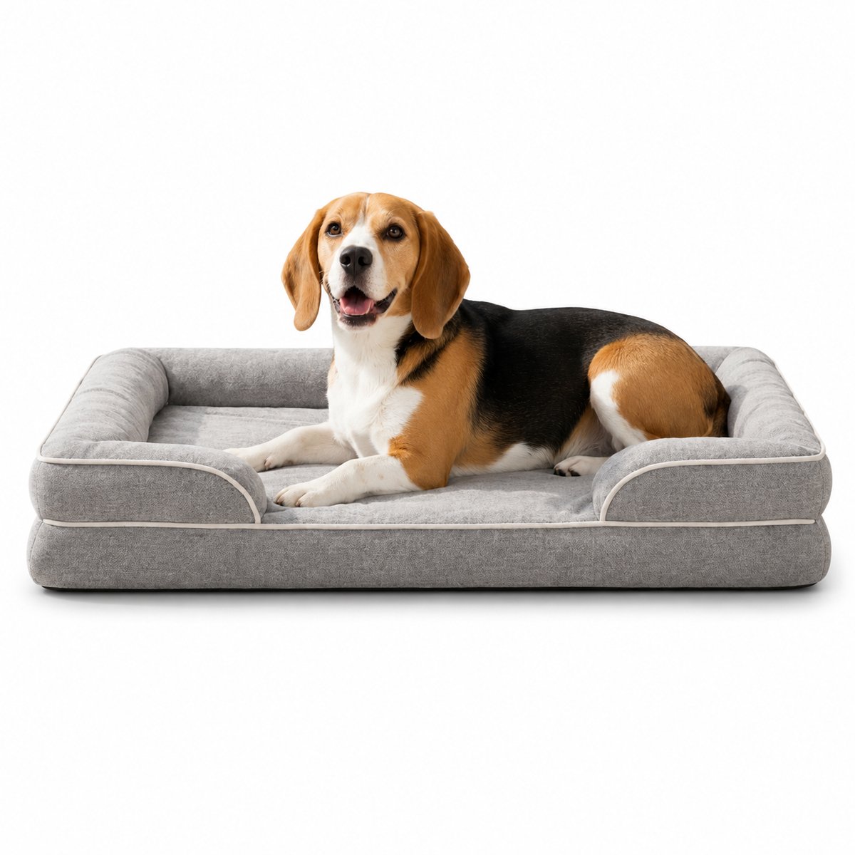belviona Hondenbed orthopedisch, memoryfoam, antislip & waterafstotend 97x71x17 cm