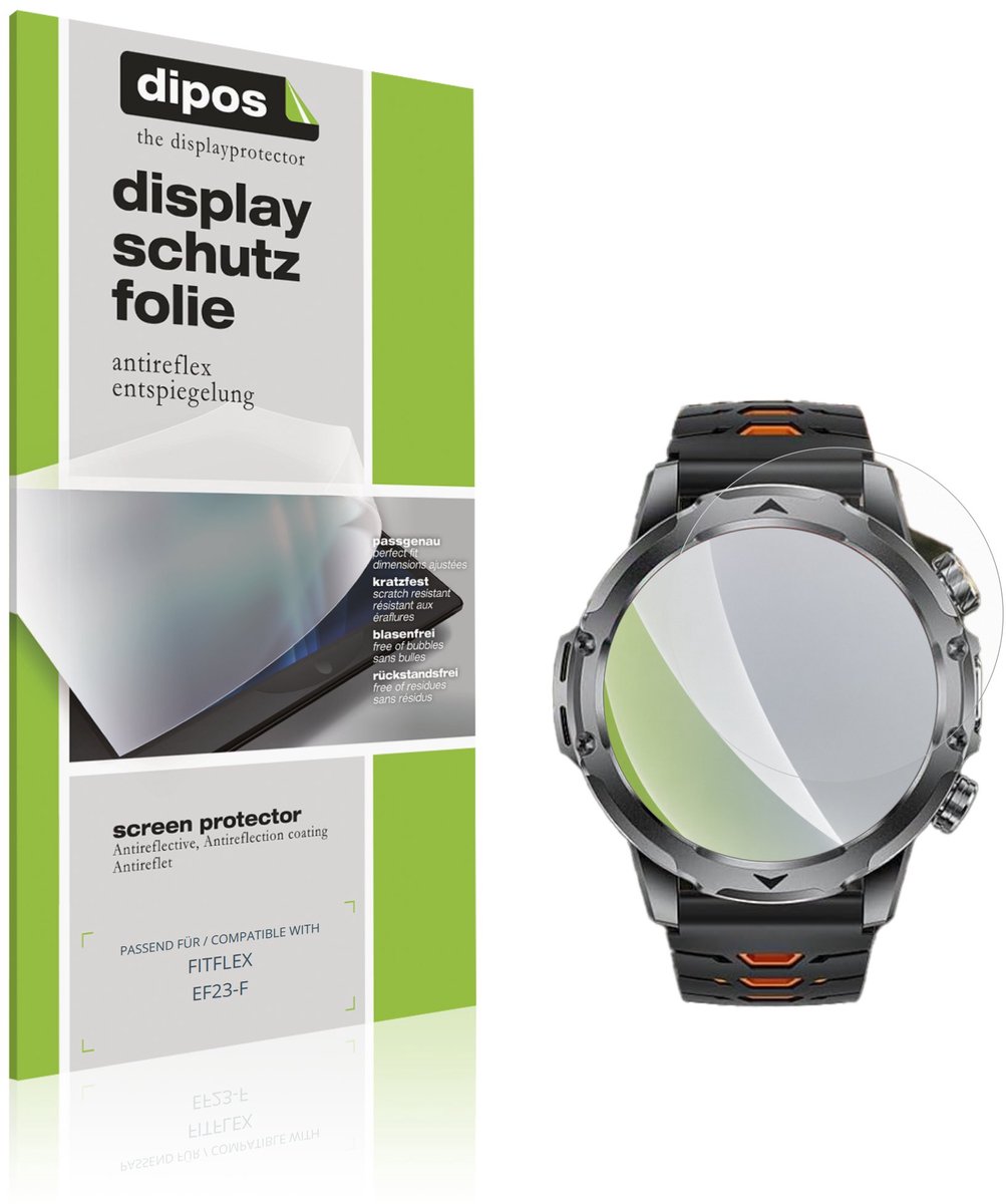 dipos – 6x Matte Beschermfolie geschikt voor FITFLEX EF23-F | Krasbestendige & antireflecterende Screenprotector Ultra-Thin
