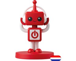 FABA Luisterfiguur – Faba•Me Rood - Maak je Eigen Verhaal! Zelf opgenomen verhalen en liedjes, tot 90 minuten. Persoonlijke afspeellijsten, leerzaam speelgoed Nederlandse versie