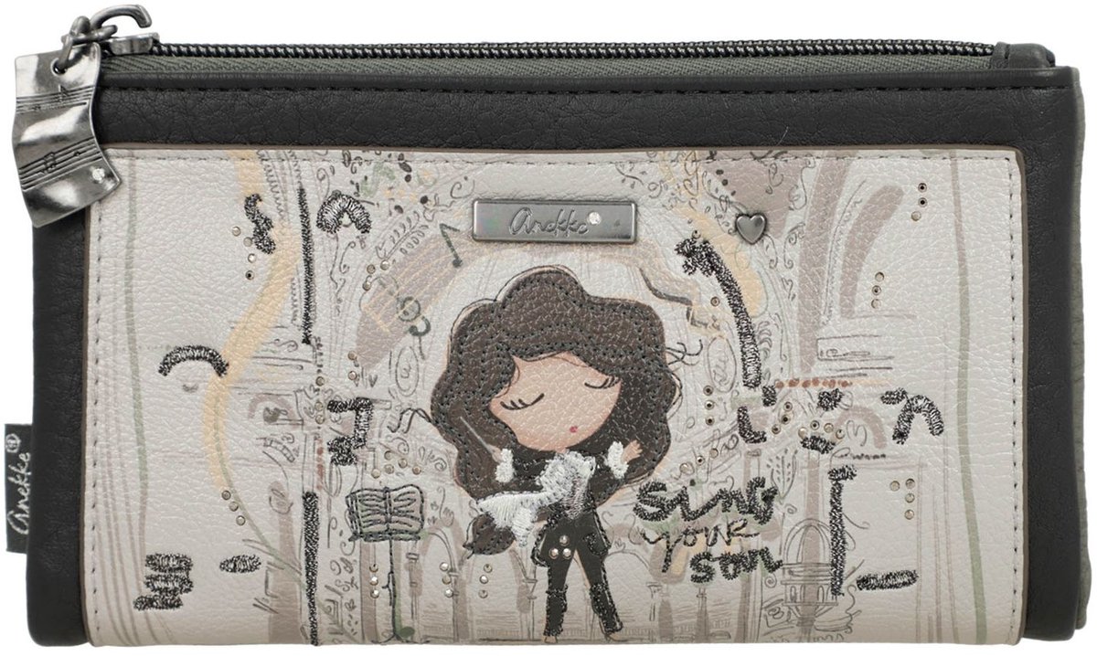 Anekke portemonnee Orchestra RFID Wallet Multicolor veelkleurig