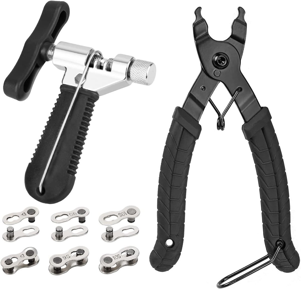 Fietsketting Gereedschap Set – Kettingpons, Kettingtang & Kettingslijtagemeter – Fietsketting Reparatieset – 6-12 Speed & Single Speed