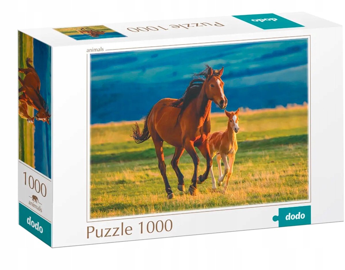 DoDo Paard Veulen Puzzel 1000 Stukjes - Educatief Speelgoed