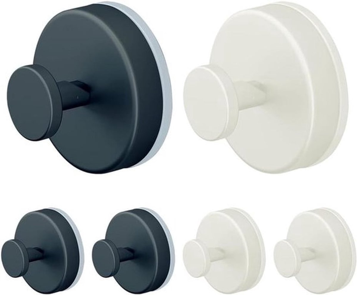 Kunststof Zuignap met Paddestoelkop voor Ramen, Glas, Tegels - Sterke en Hakenloze PVC Zuignappen met Extra Grip - Ideaal voor Spiegels - ZXXPGG-A6