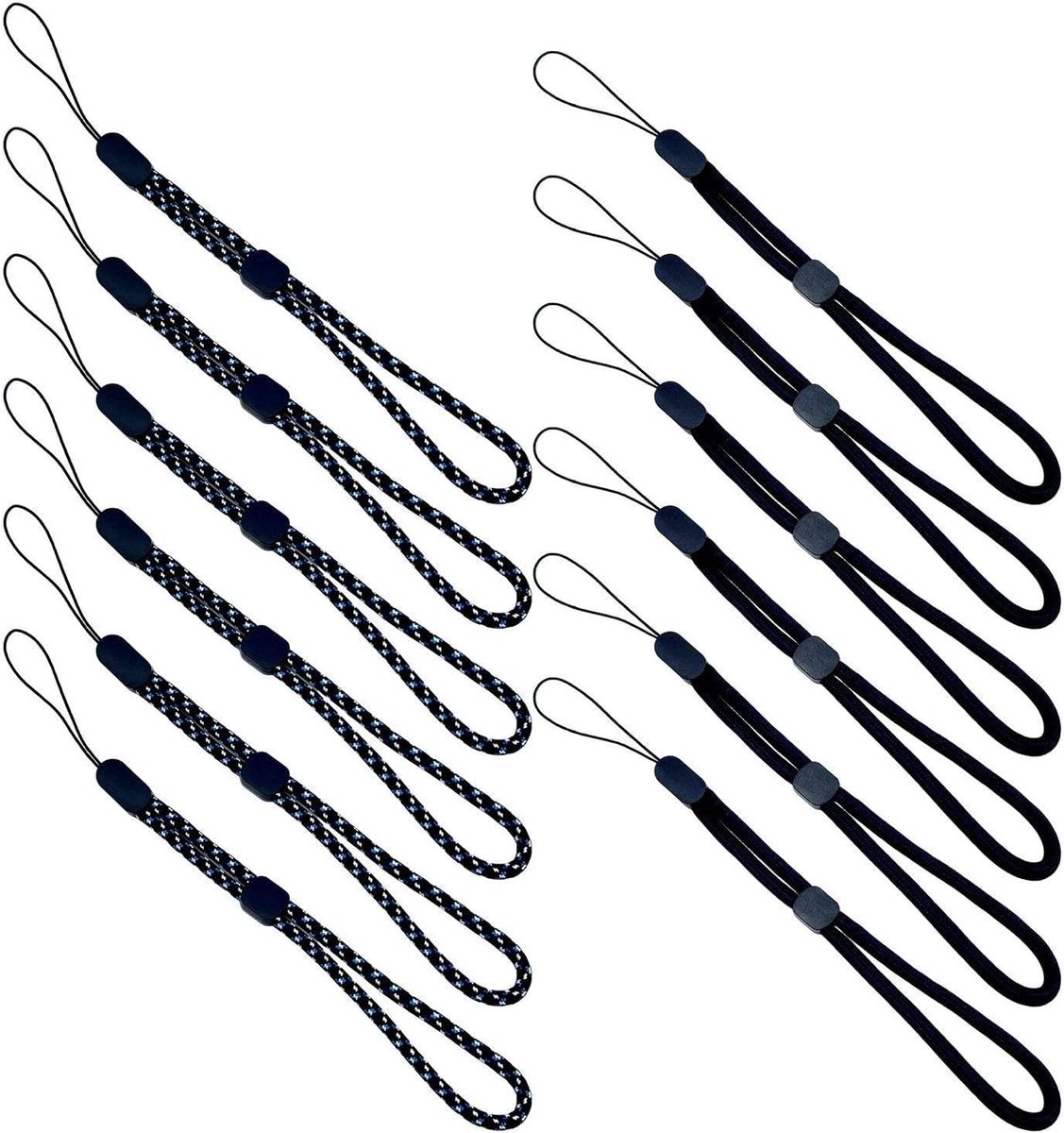 Verstelbare Lanyard voor Mobiele Telefoons, Draagbare Polsband voor Sleutels, USB-Sticks en Hoofdtelefoons, Korte en Comfortabele Draagoplossing