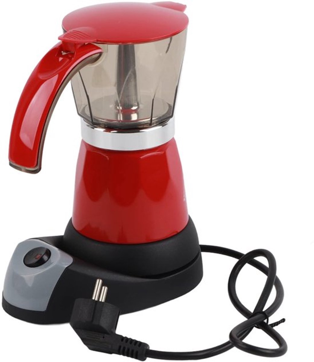 Zerodis 300ml Elektrische Mocha Pot - 480w Espressomachine met Verwijderbare Basis
