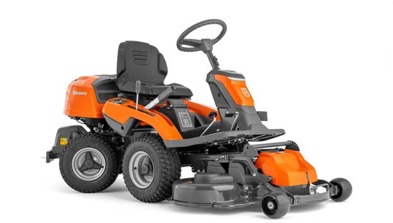 Husqvarna R 214Ts Frontzitmaaier, Inclusief 103 cm Combi Maaidek — afbeelding 3