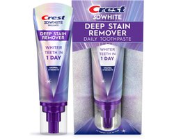 Crest 3D White Deep Stain Remover Enamel Strength – Whitening Tandpasta –88 g