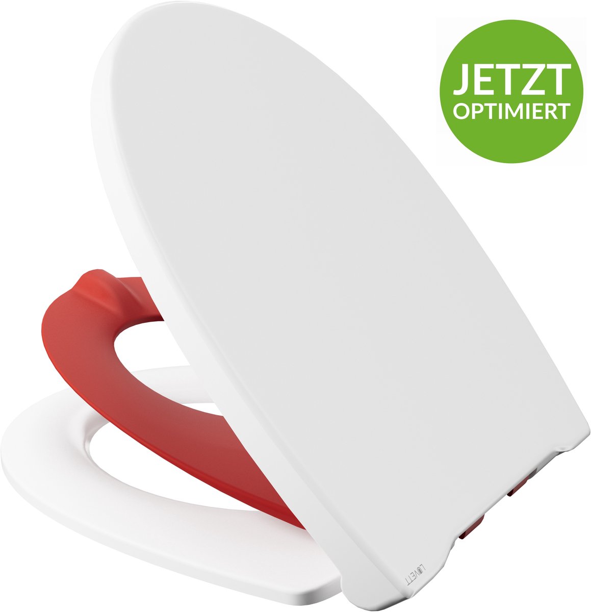 Luvett C490 - WC-bril - Met Verkleiner - Dubbele Softclose - Afneembaar - 3 Montagevarianten - Duroplast
